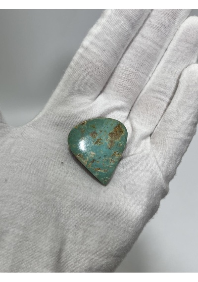 Okyanus Temalı Doğal Kabaşon Firuze Taşı 57 Karat - Turkuaz Taşı 11,4 Gram