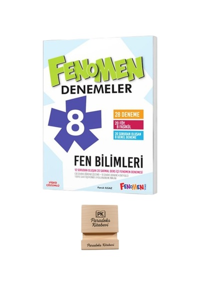 Fenomen Lgs 8. Sınıf Fen Bilimleri Fenomen Denemeler + Telefon Standı