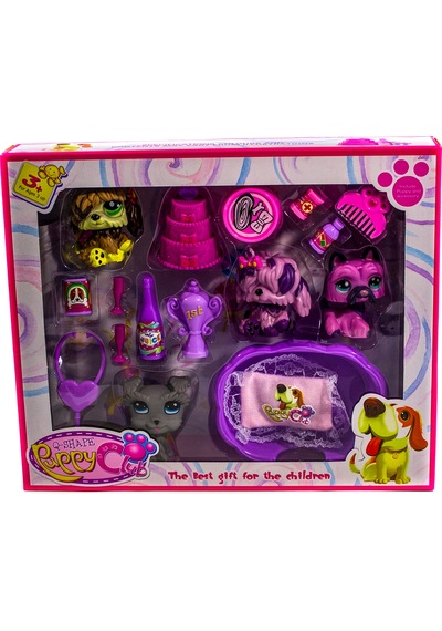 Pet Star Sevimli Köpekler Dörtlü Set 17 Parça