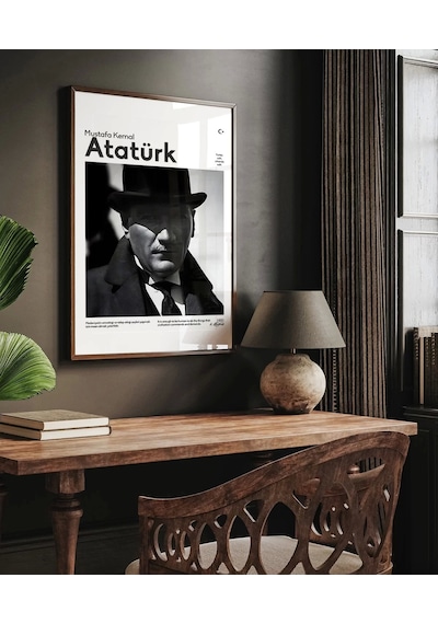 Çerçevesiz Poster Gölgedeki Deha