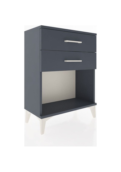 Arges Komodin 4 Çekmeceli 60x30x80 Antrasit-antrasit Antrasit