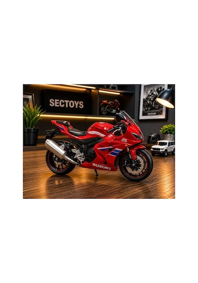 Suzuki Gsx R1000 Diecast Model Motosiklet Suzuki Yarış Motorsikleti Oyuncak Model