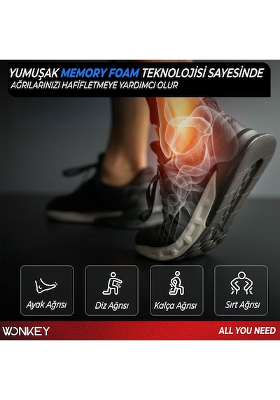 Memory Foam Ortopedik Ayakkabı Tabanlığı, Hafızalı Tabanlık, Yumuşak Sünger İç Taban, Darbe Emici, Günlük Yürüyüş, Spor, Koşu İçin Konforlu Tabanlık, Ayakkabı Keçesi