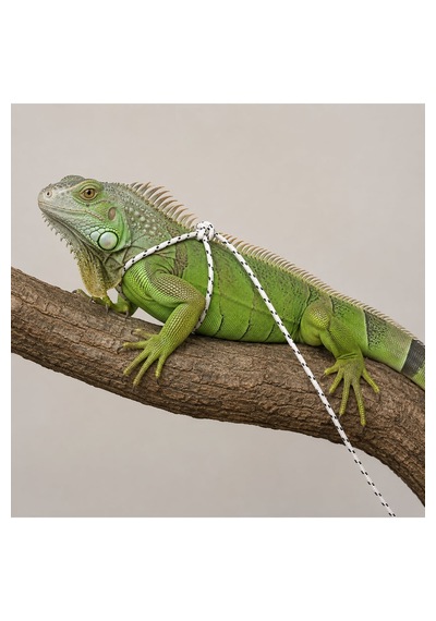 İguana Gezdirme Tasması - 2 Metre Ayarlanabilir İp