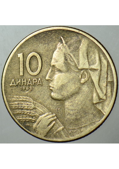 Yugoslavya 10 Dinar 1963 Tito Dönemi. 11600521
