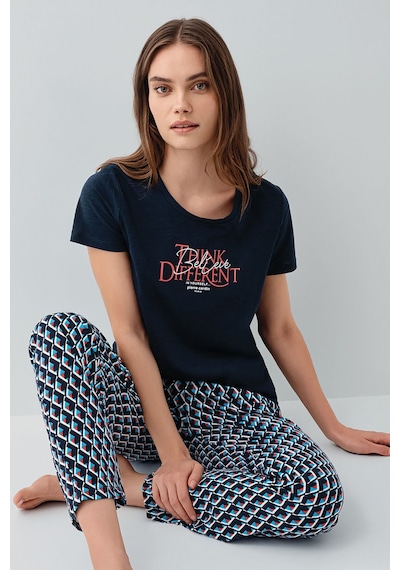 Pierre Cardin Kadın Lacivert Pijama Takım Pc9157-s-v2 Lacivert
