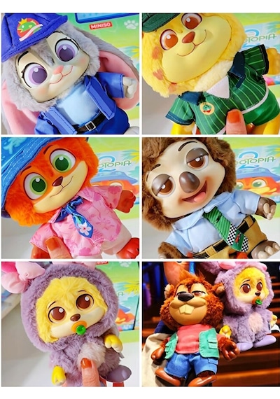 Zootopia 2 Figür Peluş Serisi - Nick Wilde, Judy Hopps Koleksiyon