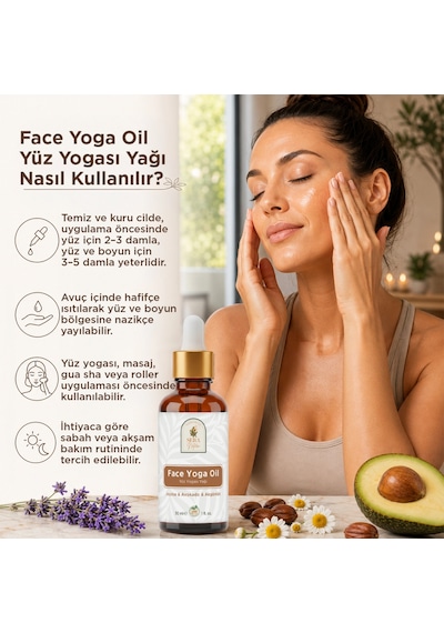 Face Yoga Oil Yüz Yogası Yağı 30 Ml %100 Saf