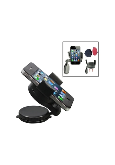 Mini Universal Araç Cep Telefon Oto Araba Iç Tutacağı Siyah