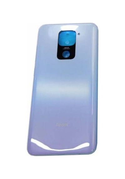 Xiaomi Redmi Note 9 Arka Pil Batarya Kapak Cam Senalstore - Mavi Mavi
