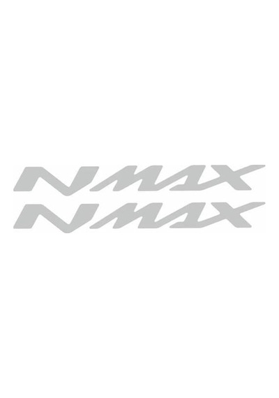 Gogo Yamaha Nmax Sele Altı Sticker Set Gümüş