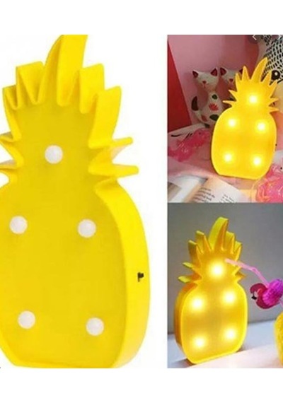 Ananas Tasarımlı Led Lamba Çok Renkli