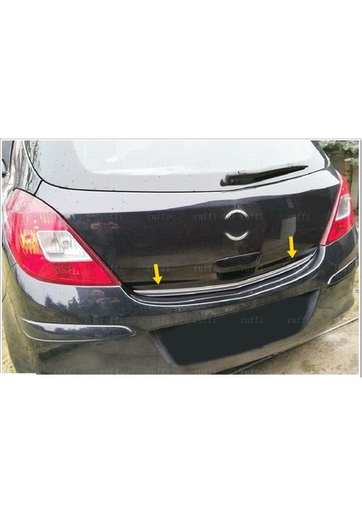 Ebal Otomotiv Opel Corsa D Krom Bagaj Alt Çıtası 2007-2014 Arası P.Çelik
