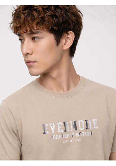 LOFT Regular Fit Erkek Tshirt K.kol Lf2042951 Q1.v1 Açık Bej