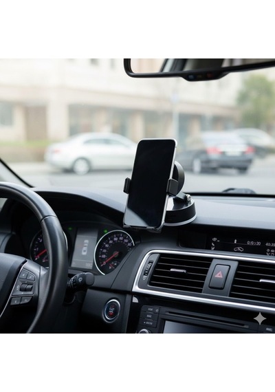 Manyetik Araç Telefon Tutucu, 360 Derece Dönebilen, Göğüs Paneli Montajı, Evrensel Uyumlu 2 Mixed