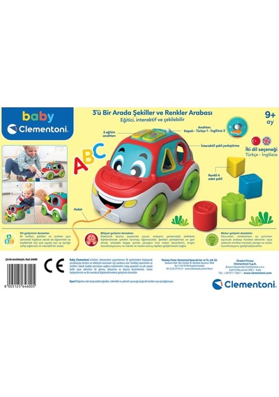 64600 Baby Clementoni - Bultak Araba +9 Ay