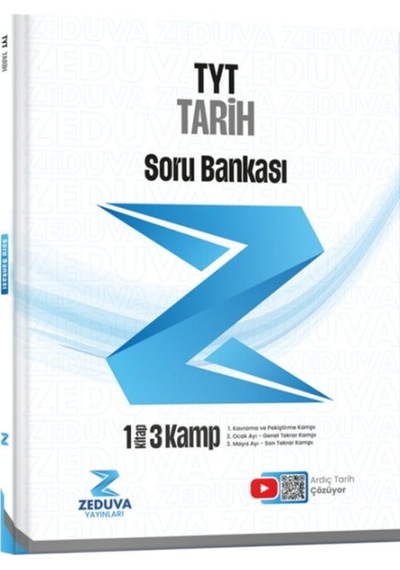 Zeduva Yayınları Tyt Tarih 1 Kitap 3 Kamp Soru Bankası