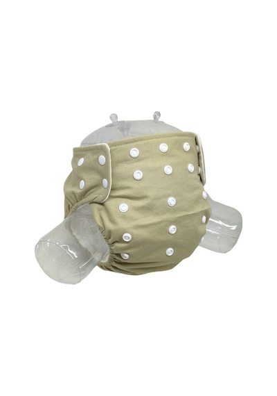 Baby Ybb Yıkanabilir Bebek Bezi Cepli Haki Renk Çıt Çıtlı 8kg-18kg Standart