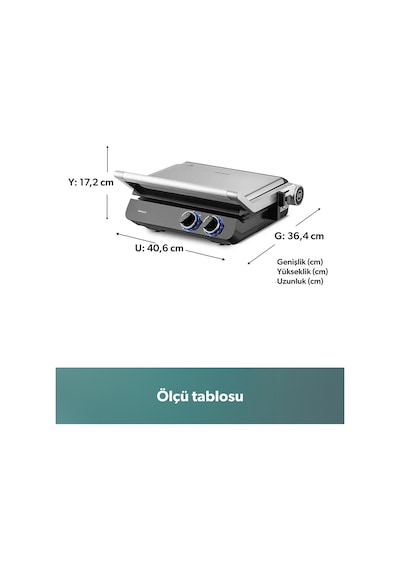 Homend lliant 1342h 3 In 1  Gövde Çift Taraflı Xl Döküm Plaka Tost Ve Izgara Makinesi