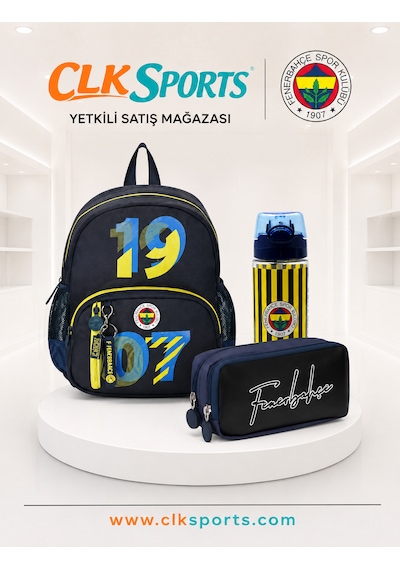 Fenerbahçe Anaokulu Çantası , Kalem Çantası , 500 Ml Matara , Anahtarlık Hediyeli 4296
