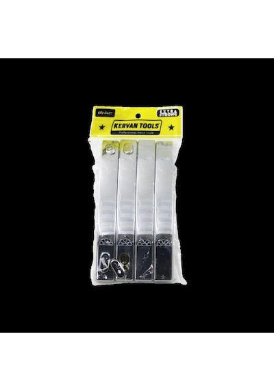 Plastik Krom Kaplama Duşakabin Kolu 10mm X 160mm 4'lü Çok Renkli