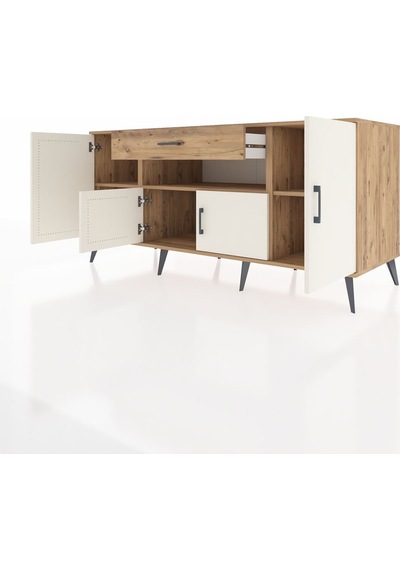 Kronos Konsol 3 Raflı Tek Çekmeceli 4 Kapaklı 176x59x83 Çam-aytaşı/çam Aytaşı/çam Kronos Konsol 3 Raflı Tek Çekmeceli 4 Kapaklı 176x59x83 Çam-aytaşı/çam Aytaşı/çam