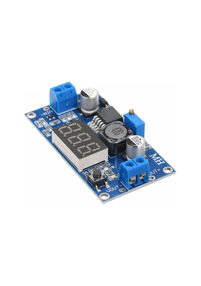 Lm2596 Dc-dc Ayarlanabilir Step-down Modül Dijital Voltmetre Göstergeli