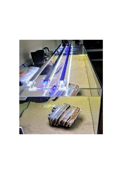 Karışık Renkli 50 Cm Akvaryum Led Aydınlatması Açık Bej
