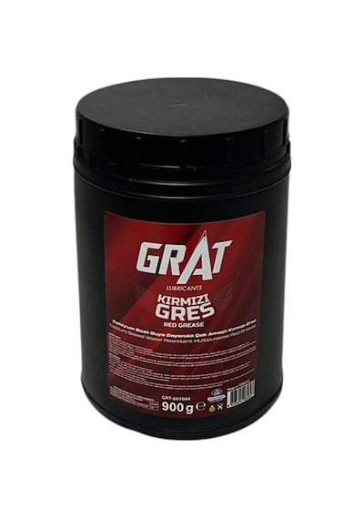 Grat Suya Dayanıklı Kauçuklu Kırmızı Gres 900 Gr.
