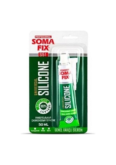 Somafıx Unıversal Tüp Silikon Şeffaf 50 Ml Diğer