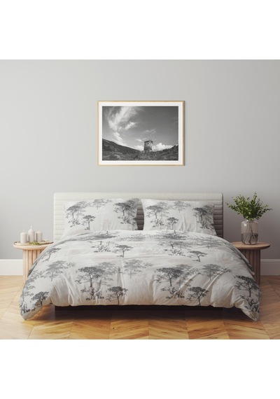 Cotton Collection Çift Kişilik Nevresim Takımı Grave Çok Renkli