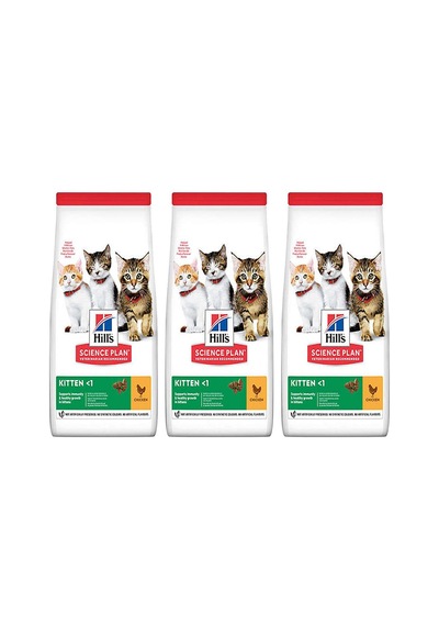 Hill's Kitten Tavuklu Yavru Kedi Maması 3 x 3 KG
