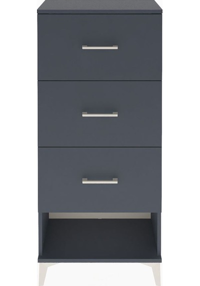 Arges Dolap 3 Çekmeceli 60x30x134 Antrasit-antrasit Antrasit Arges Dolap 3 Çekmeceli 60x30x134 Antrasit-antrasit Antrasit