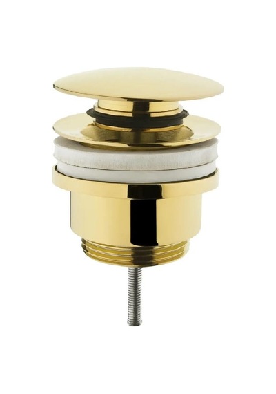 Lavabo Yuvarlak Süzgeci Basmalı Altın A4514923
