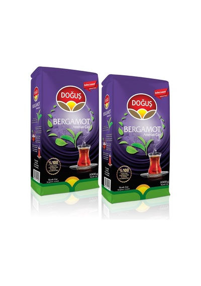 Bergamot Aromalı Siyah Çay 1000 Gr X 2 Adet