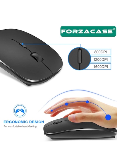 Tablet Telefon İçin Kare Tuş Bluetooth Klavye Mouse - Fc760 Beyaz
