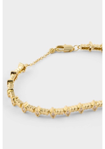 Defacto Reis X DeFacto Taşlı Gold Bileklik G2690AXNS