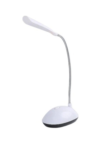 Portatif Taşınabilir Pilli Masa Lambası Beyaz Led Işıklı Mini Masa Lambası Beyaz - 143372764 Beyaz