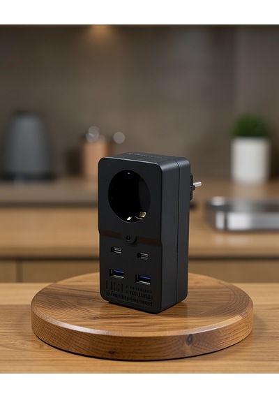 Akım Korumalı Priz 4 Usb Type C Destekli Uczzz3438priz 0