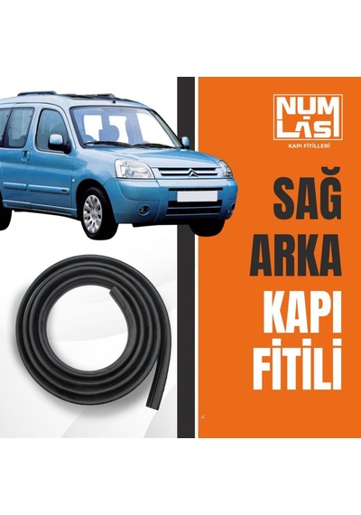 Citroen Berlingo 1996-2007 Sağ Arka Kapı Fitili-a Kalite-numlas-nm4427