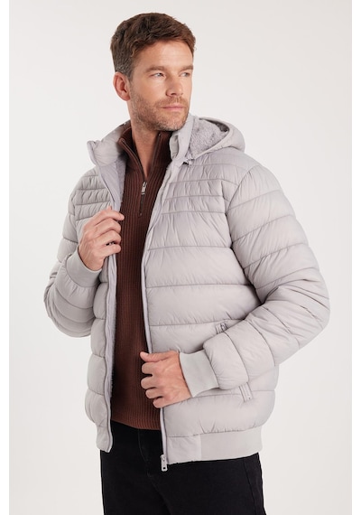 Tudors Erkek Relax Fit Rahat Kesim Çift Cepli Kapüşonlu Sıcak Tutan İçi Kürklü Gri Mont-41596 Gri Tudors Erkek Relax Fit Rahat Kesim Çift Cepli Kapüşonlu Sıcak Tutan İçi Kürklü Gri Mont-41596 Gri