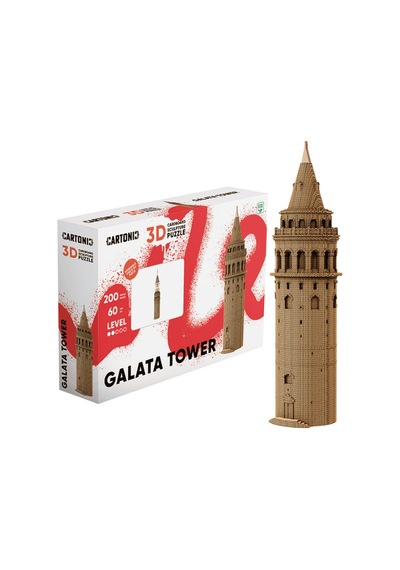Cartonic 3d Puzzle - Galata Tower