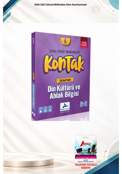 2026-2027 Paraf Yayınları 6. Sınıf Kontak Din Kültürü Konu Takip Denemeleri