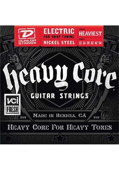 Jim Dunlop Dhcn1254 Heavy Core Elektro Gitar Teli 12-54
