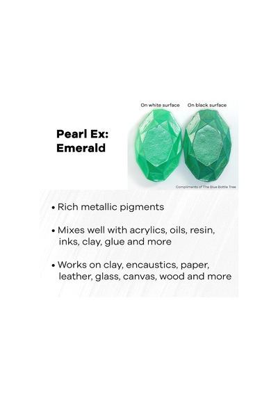 Pearl Ex Pigment Tozu, 3 G, Zümrüt, Epoksi Reçine İçin Gevşek Mika Tozu, Sulu Boya, Kaligrafi Mürekkebi Ve Kil, Ep Genel Pearl Ex Pigment Tozu, 3 G, Zümrüt, Epoksi Reçine İçin Gevşek Mika Tozu, Sulu Boya, Kaligrafi Mürekkebi Ve Kil, Ep Genel