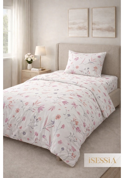 Fiora Tek Kişilik Çarşaflı Nevresim Takımı 160 X 240 Cm Pembe