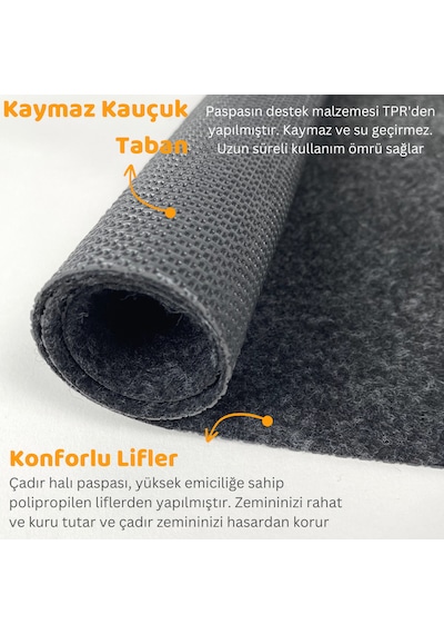 Beylini Kamp Matı Çadır Halısı Kaymaz Su Geçirmez Zemin Koruyucu