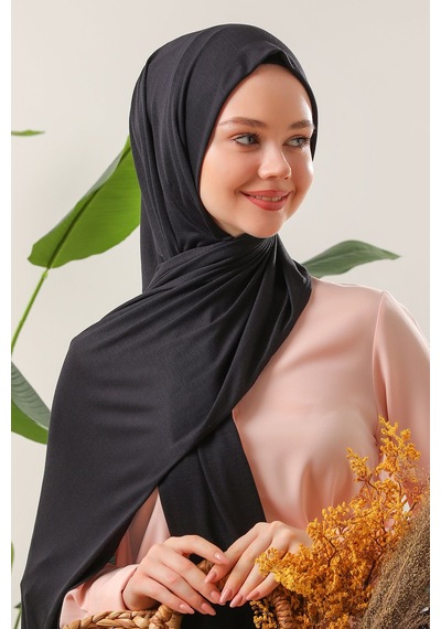Melodi Scarf Kadın Tesettür Şal Bone İç Başörtüsü Topuz Tokası Seti Siyah Melodi Scarf Kadın Tesettür Şal Bone İç Başörtüsü Topuz Tokası Seti Siyah