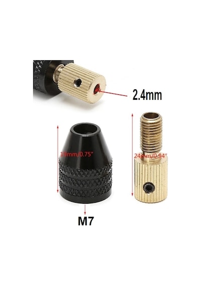 Motor Için Otomatik Mandren 3.17Mm Ve 2.4Mm Kaplinli Proje Ödev 374581496