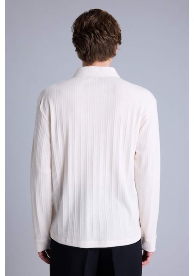 Defacto Regular Fıt Sweatshirt H3317ax26sper137 Ekru-er137